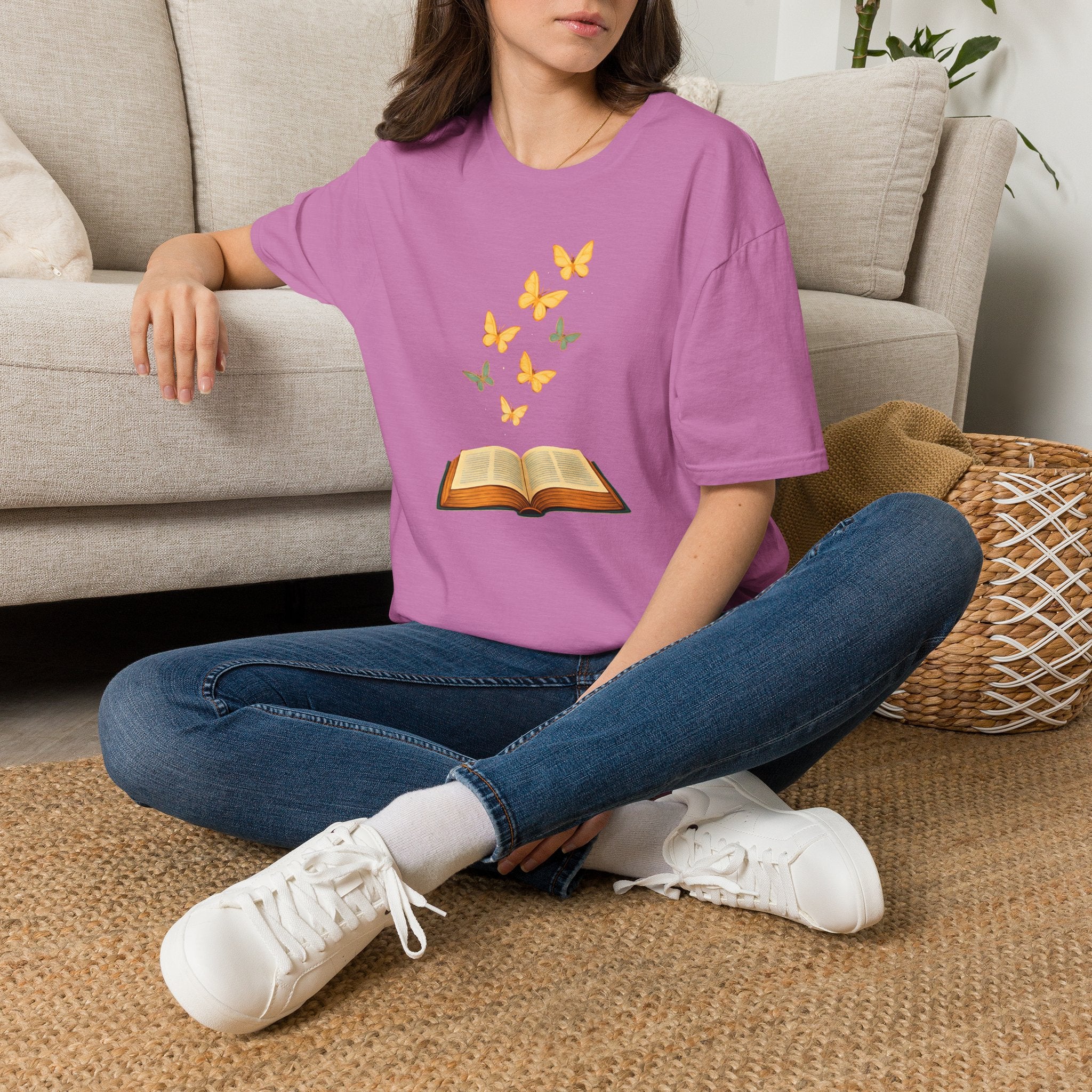 Butterflies Rise from Book T-Shirt